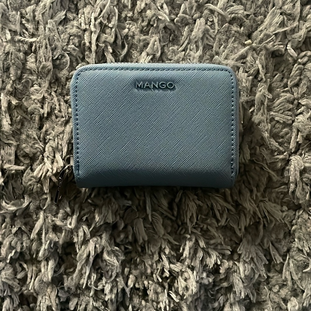 MANGO blue wallet